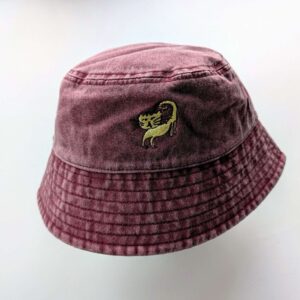 Vintage Red Cat Bucket Hat