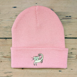 pink beanie